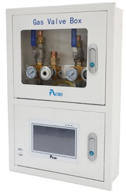 Редукционный шкаф с сигнализацией на 2 газа