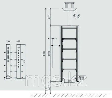 Консоль потолочная прикроватная мод. TP-ICU-1 Консоль потолочная прикроватная мод. TP-ICU-1